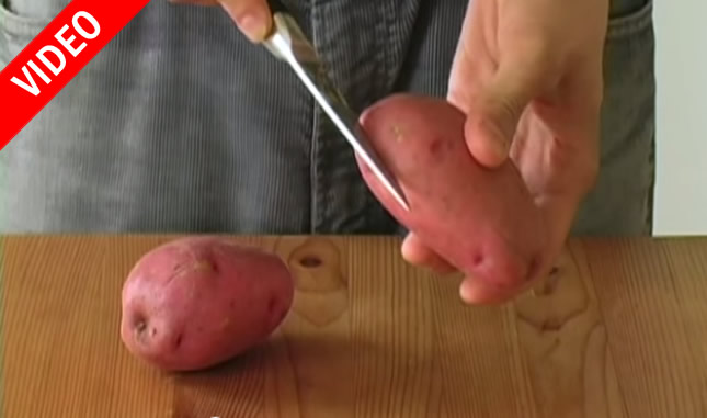 kako oljuštiti krompir