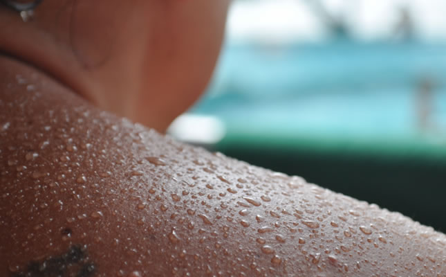 znojenje kože